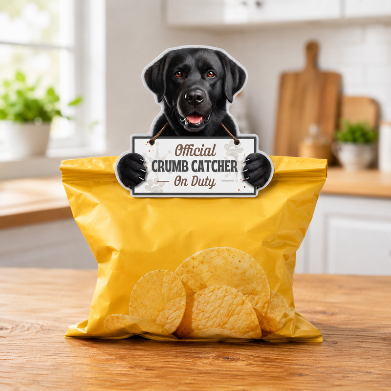 Labrador, Black chip clip