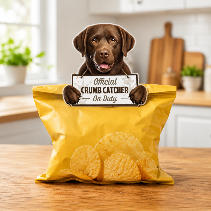 Labrador, Chocolate chip clip
