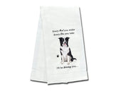 Border Collie kitchen towel — Every Bite You Take, E&S Pets