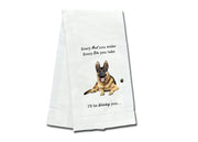 German Shepherd kitchen towel — Every Bite You Take, E&S Pets