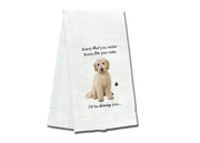 Goldendoodle kitchen towel — Every Bite You Take, E&S Pets