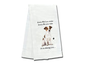 Jack Russell kitchen towel — Every Bite You Take, E&S Pets
