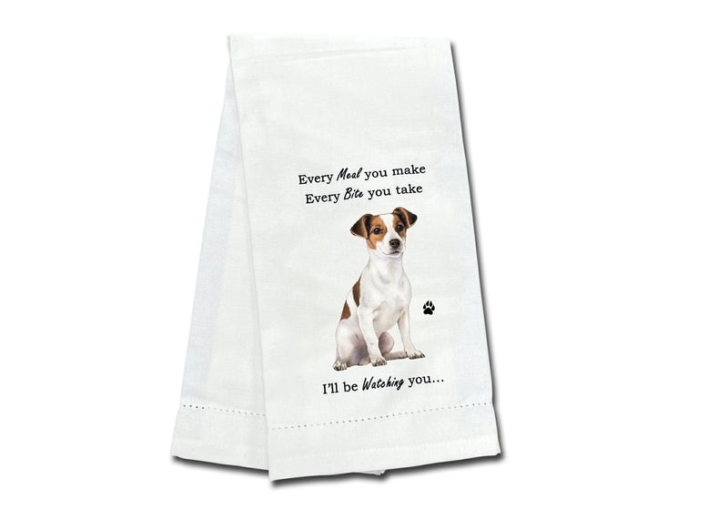 Jack Russell kitchen towel — Every Bite You Take, E&S Pets
