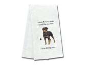 Rottweiler kitchen towel — Every Bite You Take, E&S Pets