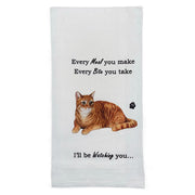 Orange tabby cat kitchen towel — Every Bite You Take, E&S Pets