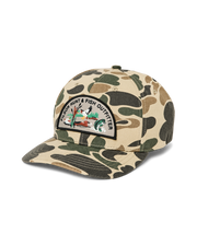 Filson Logger Cap - Tan Camo / Hunt Fish, front