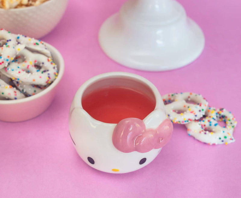 Hello Kitty Kitty Face Pink 3.5oz Sculpted Cup