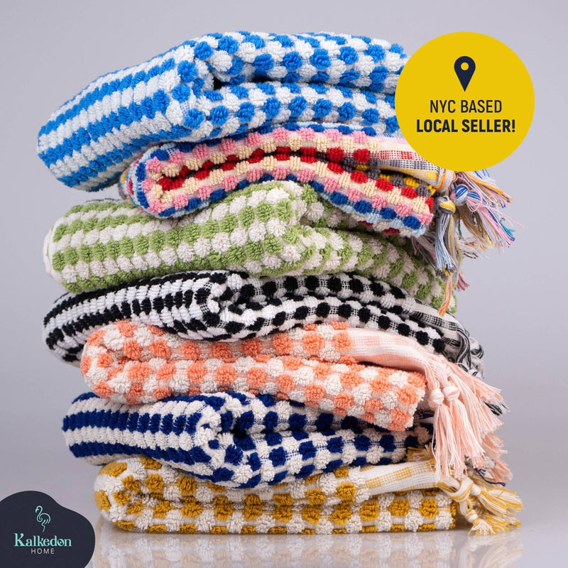 Terry Hand Towel |Turkish Cotton |Super Soft | Oversized: Green