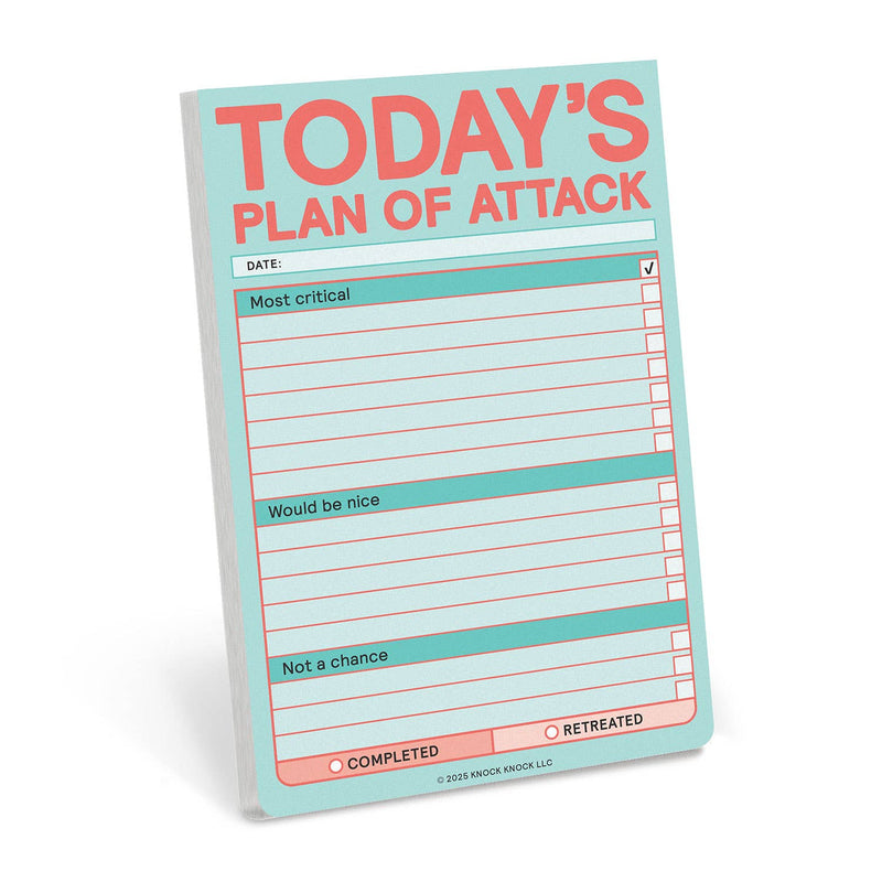 Today’s Plan of Attack Great Big Stickies (Pastel Version)