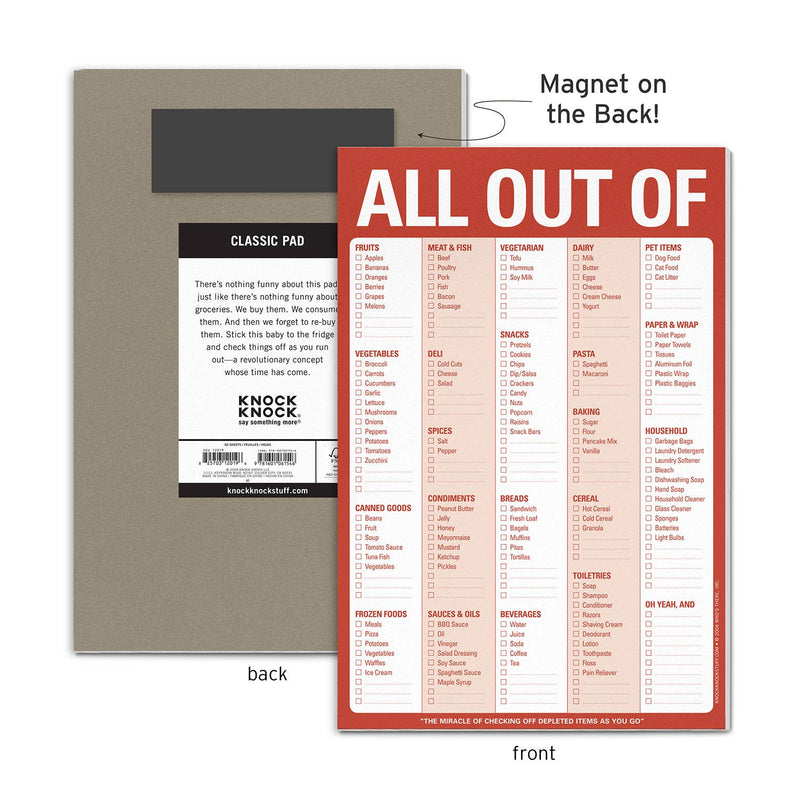 All Out Of Pad® with Magnet (Red / Original)