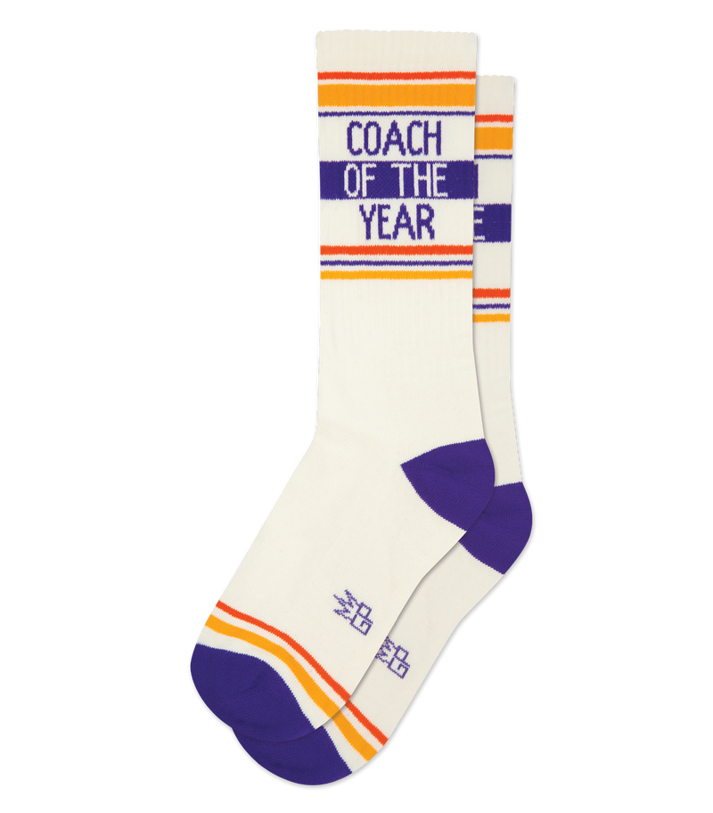 Coach Of The Year Gym Crew Socks