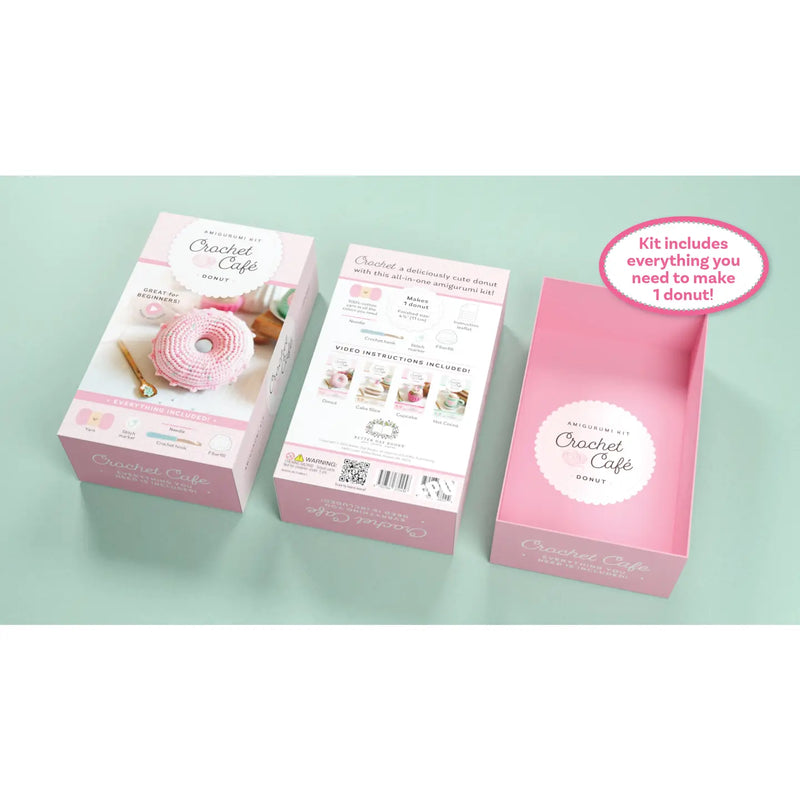 Crochet Café Amigurumi Kit Donut