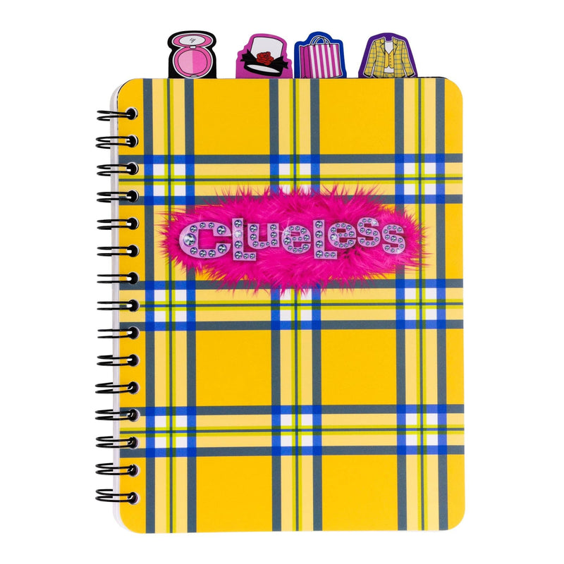 Clueless 4-Tab Spiral Notebook With 160 Dotted Sheets
