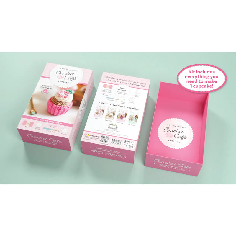 Crochet Café Amigurumi Kit Cupcake