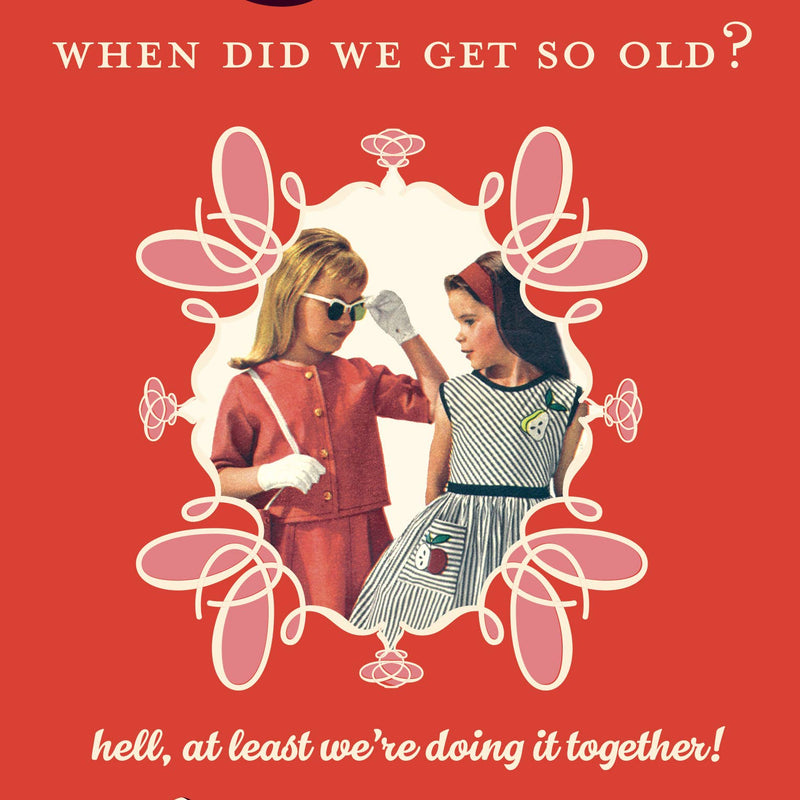 TOGETHER GIRLS birthday card