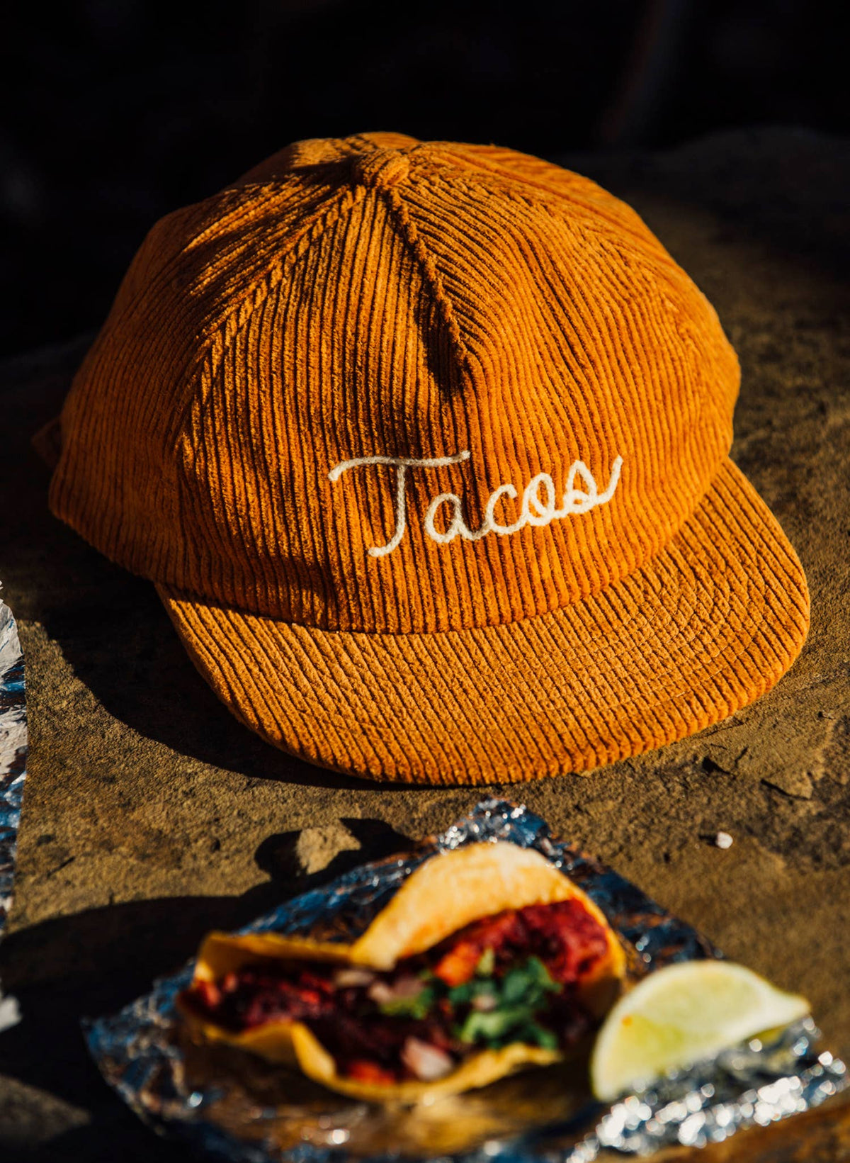 Tacos Chainstitch Rust Corduroy Hat, Western — LOCAL FIXTURE