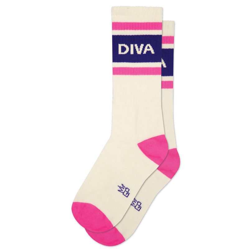 Diva Gym Crew Socks