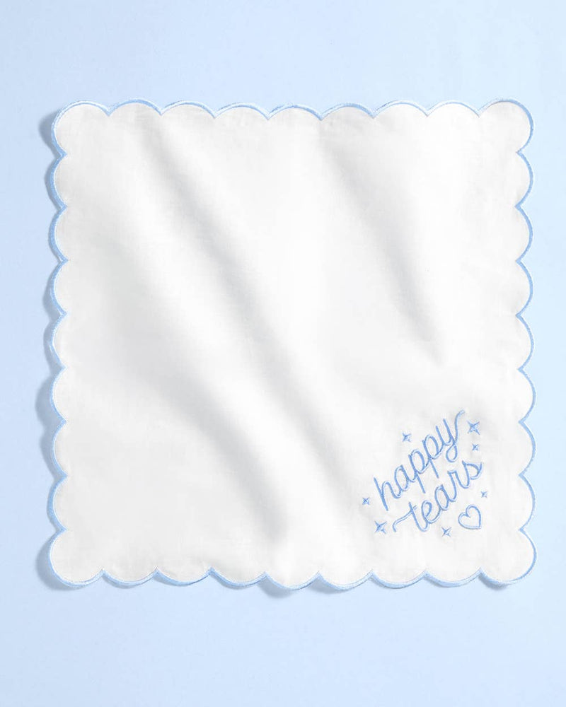 Happy Tears Handkerchief | Something Blue, Engagement, Girly
