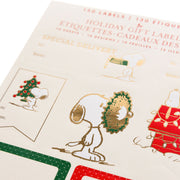 Peanuts® Holiday Gift Labels