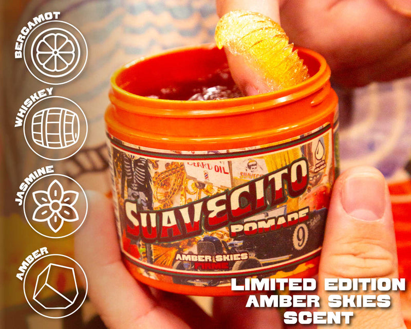 Suavecito Strong Hold Pomade | Amber Skies
