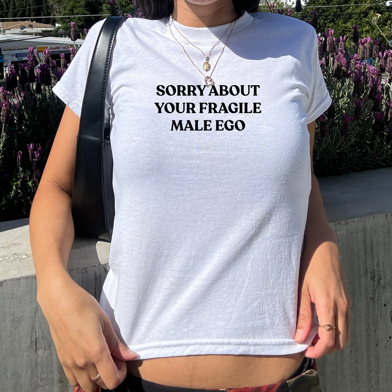 Fragile Male Ego Adult Baby Tee