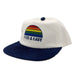 FREE AND EASY HATS Rainbow Two Tone Fat Corduroy Snapback Hat
