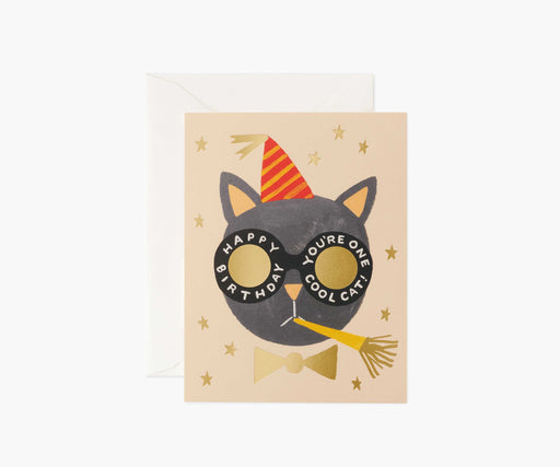 Birthday Cat Greeting Card - LOCAL FIXTURE