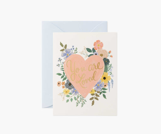 You Are Loved Heart Greeting Card - LOCAL FIXTURE