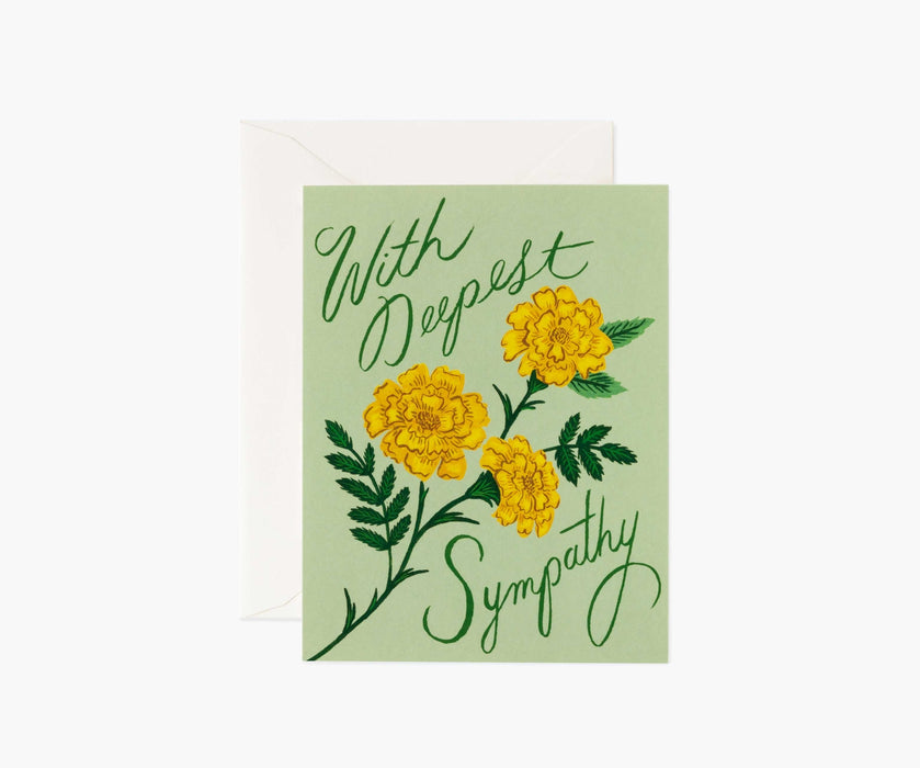 Marigold Sympathy Card - LOCAL FIXTURE