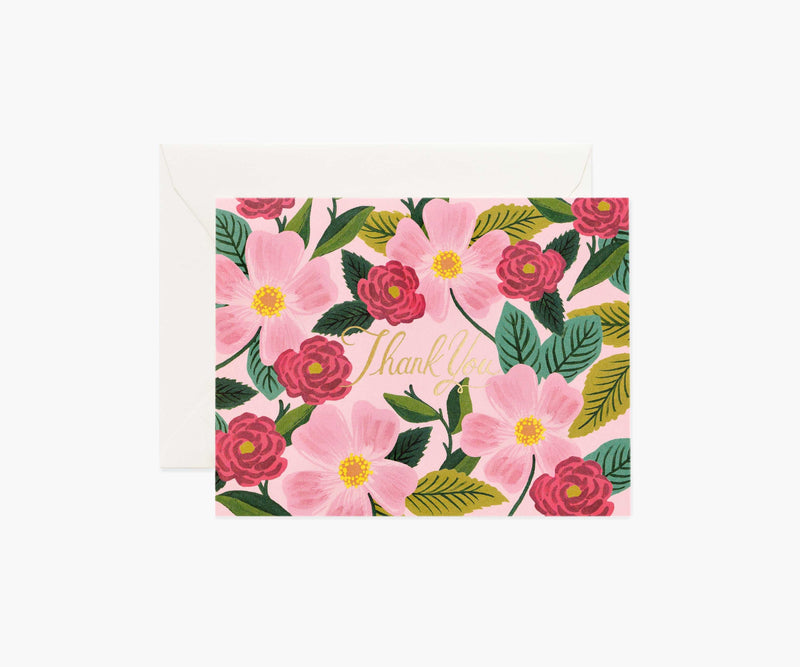 Rose Garden Thank You Card