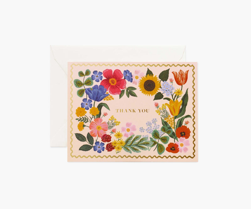Blossom Thank You Greeting Card - LOCAL FIXTURE