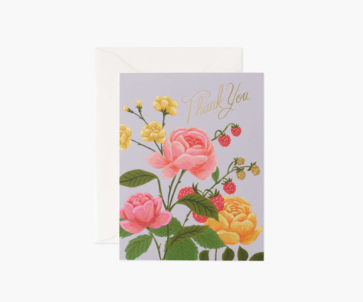 Roses Thank You Greeting Card - LOCAL FIXTURE