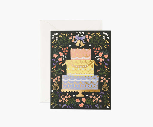 Woodland Wedding Cake Greeting Card - LOCAL FIXTURE