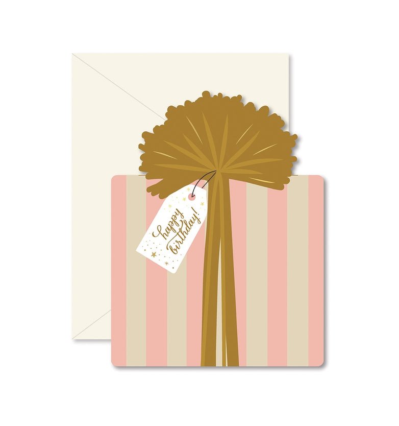 GINGER P. DESIGNS CARDS Birthday Gift Die-Cut Greeting Card