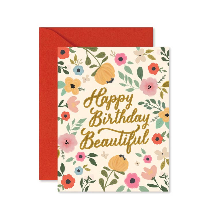 GINGER P. DESIGNS CARDS Happy Birthday Beautiful Card