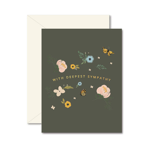 GINGER P. DESIGNS CARDS with Deepest Sympathy Greeting Card