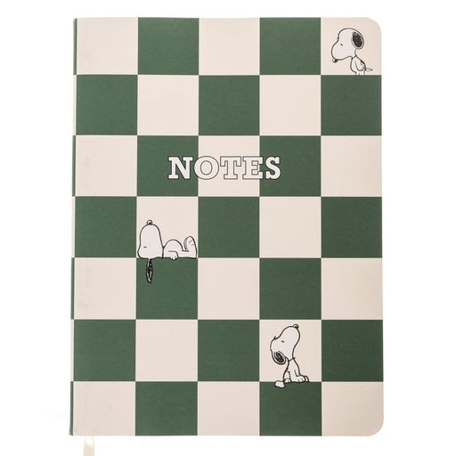 Peanuts Check Vegan Leather Journal