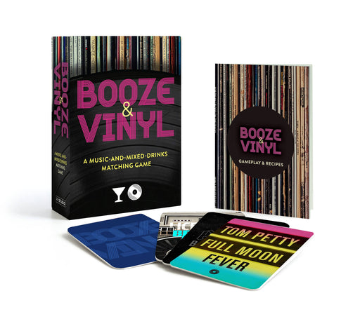 HACHETTE BOOK Booze & Vinyl: A Music-and-Mixed-Drinks Matching Game