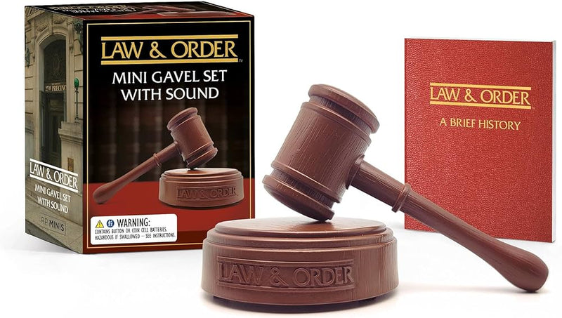 HACHETTE Law & Order: Mini Gavel Set with Sound