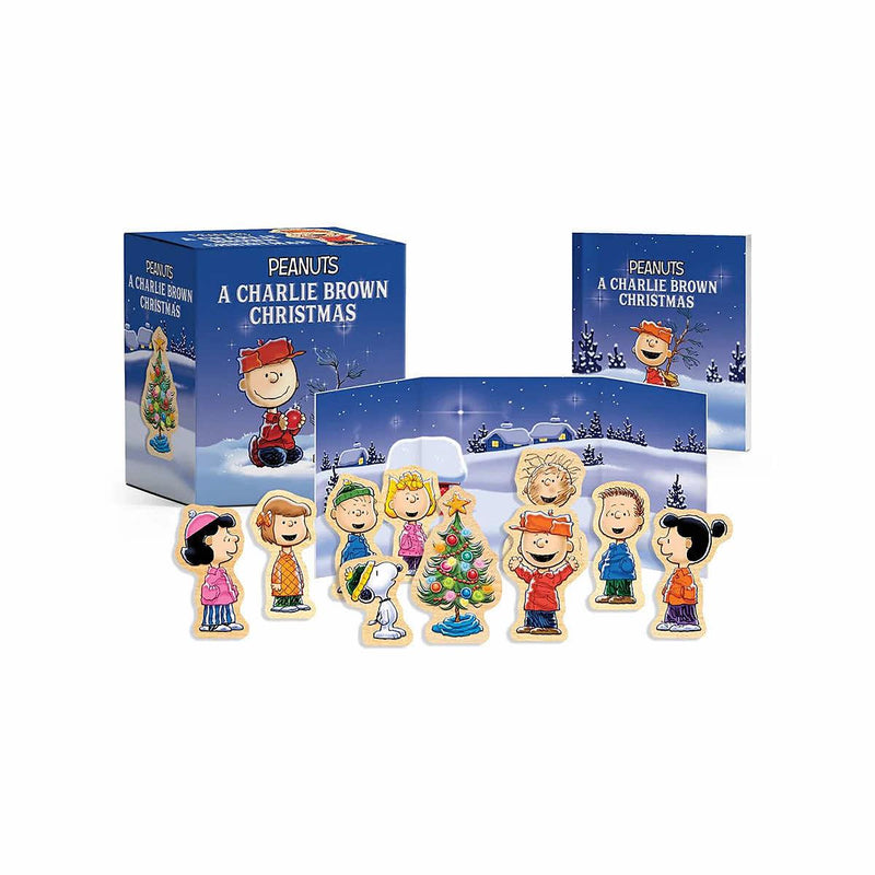 HACHETTE Peanuts: A Charlie Brown Christmas Wooden Collectible Set