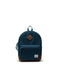 HERSCHEL SUPPLY COMPANY BACKPACK REFLECTING POND/SADDLE BROWN Heritage Backpack | Kids