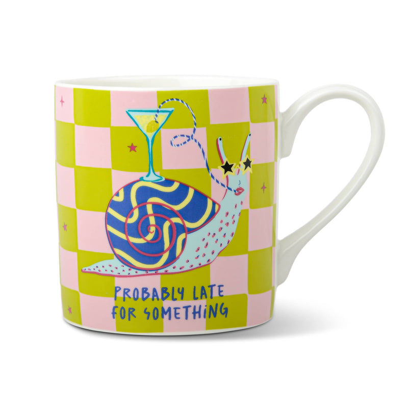 "Probably Late for Something" Ceramic Mug