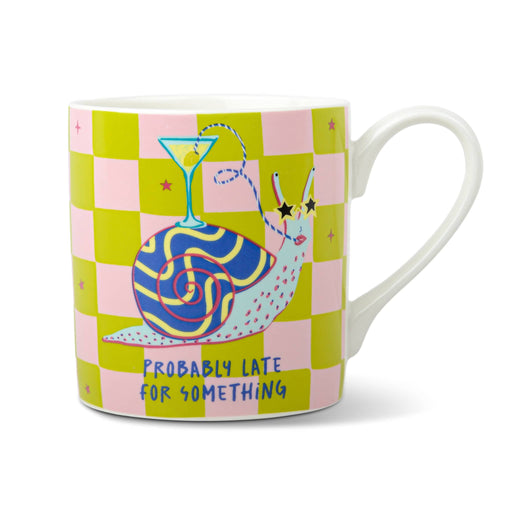 "Probably Late for Something" Ceramic Mug