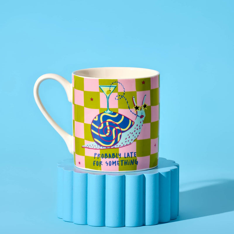 "Probably Late for Something" Ceramic Mug