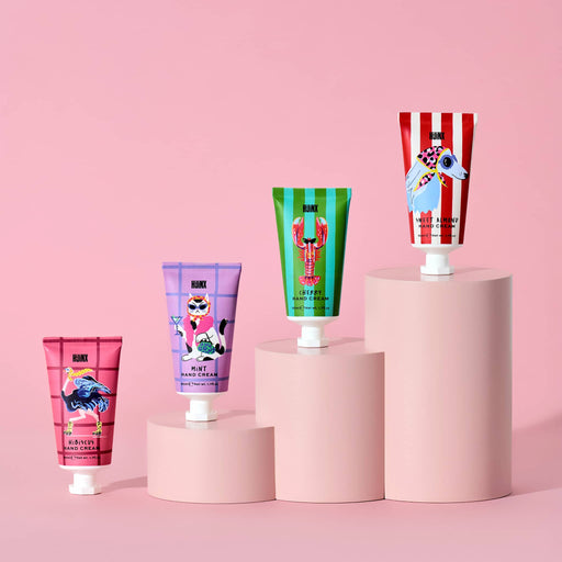 HiJiNX scented hand creams in four scents