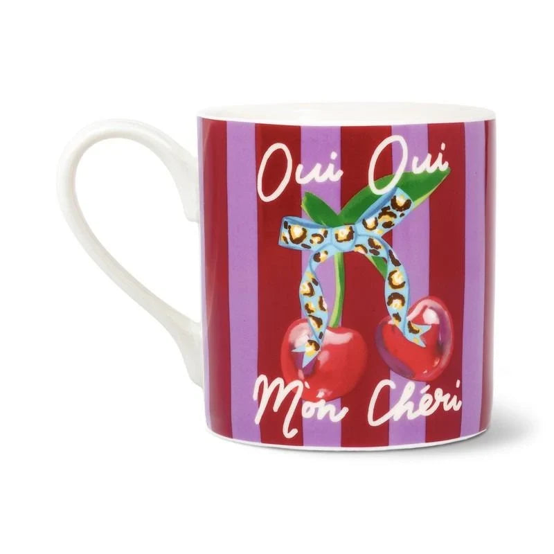 "Oui Oui Mon Cheri" Ceramic Mug