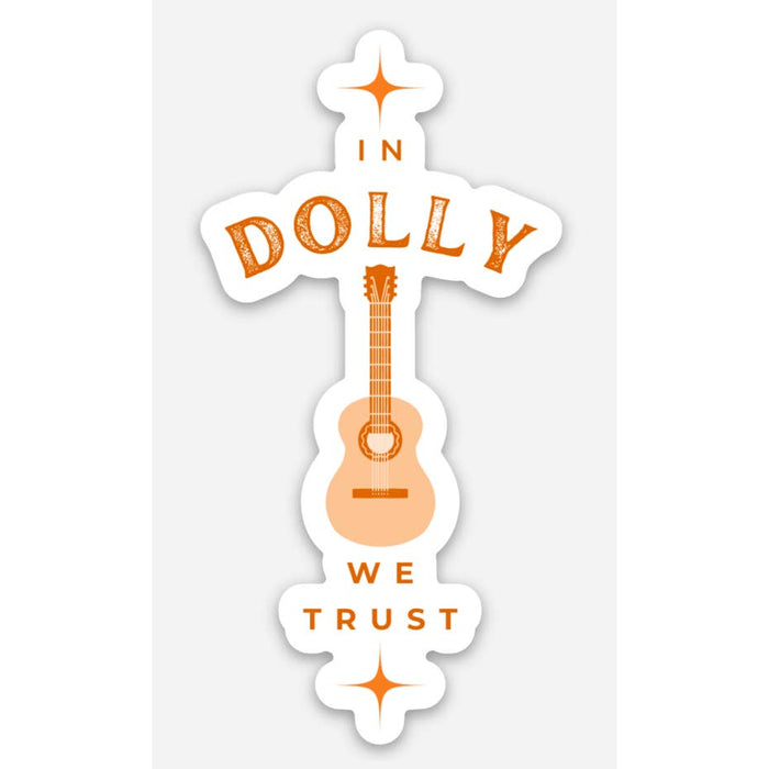 INVITING AFFAIRS PAPERIE STICKER in Dolly We Trust Guitar Sticker