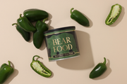 Jalapeno Gourmet Peanuts with ingredients