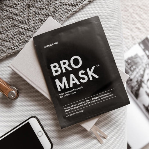 JAXON LANE MEN'S GROOMING Bro Mask Hydrogel Face Mask (Box of 4)
