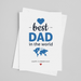 JOYSMITH CARDS Best Dad in the World - Father's Day Greeting Card